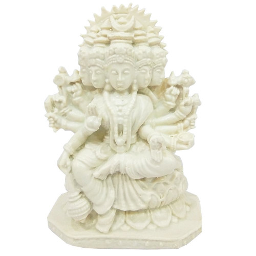 The Panchmukhi Laxmi Mata
https://www.amazon.in/Salvus-App-SOLUTIONS-Panchmukhi-Marble/dp/B072C8MC28
Craftera offers a beautiful Handmade Goddess Maa Panchmukhi Laxmi Statue. It is finished with Marble Dust material that provides striking look. This handmade statue is very durable, attractive and an amazing addition. Bring this beautiful handmade item for your home pooja room. The Maa Laxmi is the idol of money. People can keep it in home decoration, use in car & office table. It is useful gift items during Navratri, Diwali and some other festival. It increases peaceful and optimistic feelings in your living place. The size of this statue is 16x10x5 cm (LWH).
Panchmukhi Laxmi Mata, White Marble Laxmi Mata, Laxmi Mata Statue