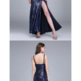 Bridesmaid-Dresses---Ankle-length-Sequined-Bridesmaid-Dress-Sheath-Column-Spaghetti-Straps-with-Split-Front18f4235bf654b04e