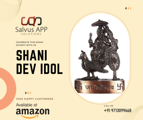 Traditional Metal Lord Shree Jai Shani Dev

https://www.amazon.in/dp/B079ZWSMF9

Metal Shani Dev Statue in Fine Finishing and Decorative for Keeping in Home and for Decoration and for gifting to households during Festival and Decorating Purpose and can also be given as Can be kept in Offices or Home Temples for Decorative Purpose and can also be given as a Soveniur. Clean with Dry Cloth. The metalworkers use traditional sand casting techniques to create this highly detailed statue. The dimension of these statue measures is 11 cm length and 7.5cm width.

#shanidev